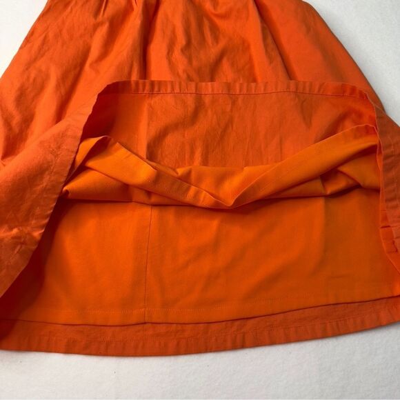 Judith March backless orange sundress embroidered sz small - Picture 8 of 8